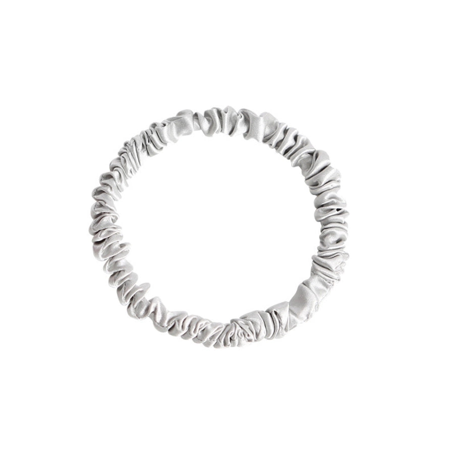 Women's Simple Style Solid Color 100%  Silk Hair Tie