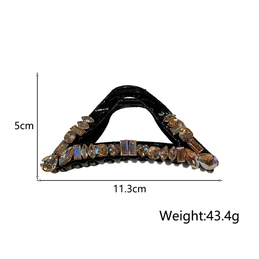 Women's IG Style Simple Style Triangle Arylic Inlay Rhinestones Hair Claws