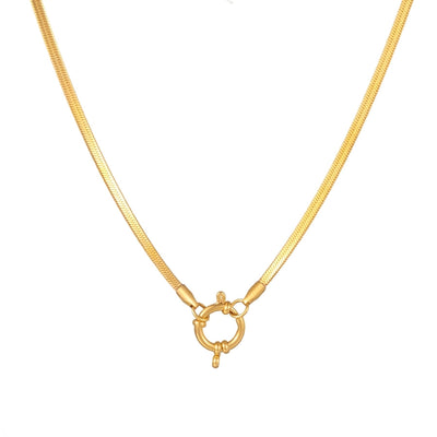 Jewelry Retro Simple Style Geometric Titanium Steel Plating Pendant Necklace