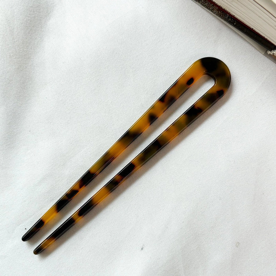 Women's Retro U Shape Acetic acid sheets Hairpin