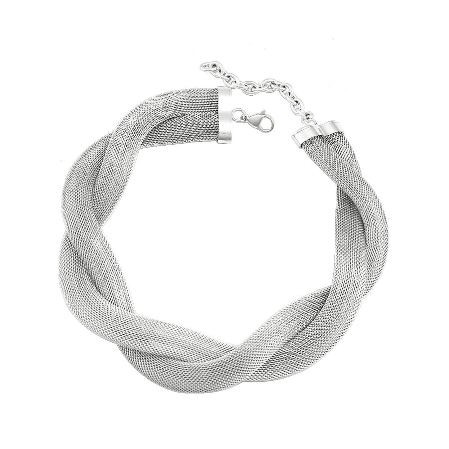 Jewelry Retro Exaggerated Geometric 304 Stainless Steel 18K Gold Plated Bracelets Necklace