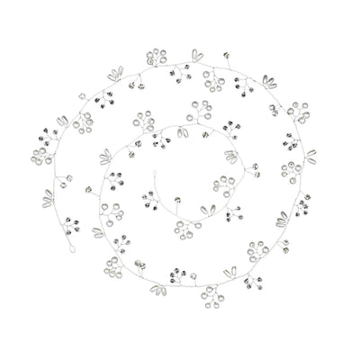 brides lengthened bridal handmade pearl hairband wedding accessories