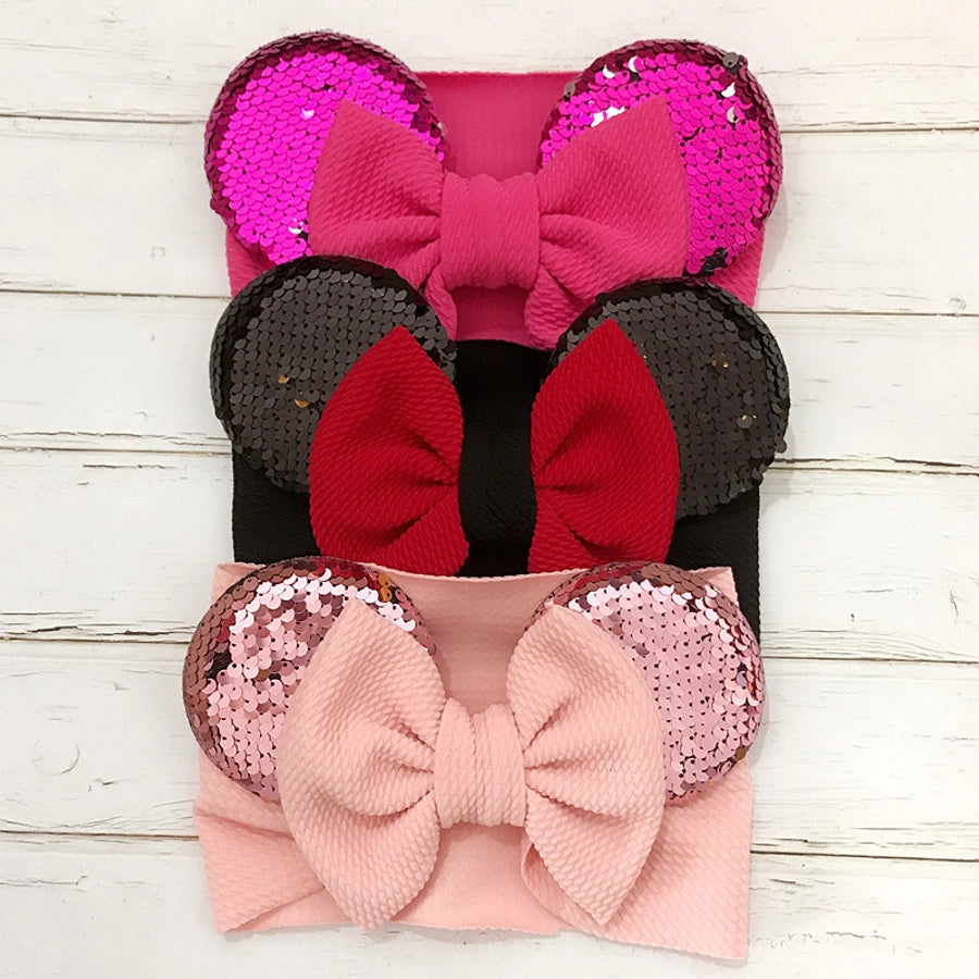 cute bow knot cloth hair band 1 piece