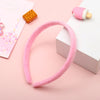 simple style plaid cloth hair band 1 piece