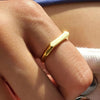 Jewelry Lady Geometric Titanium Steel Rings
