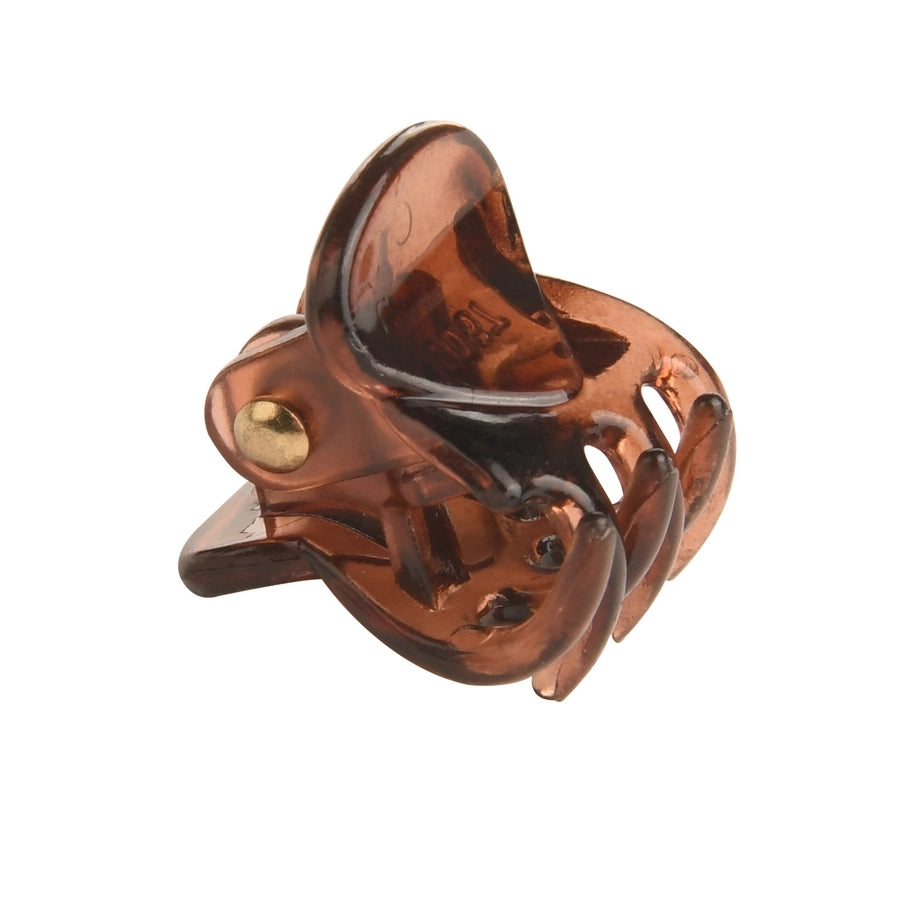 simple style color block plastic hair claws