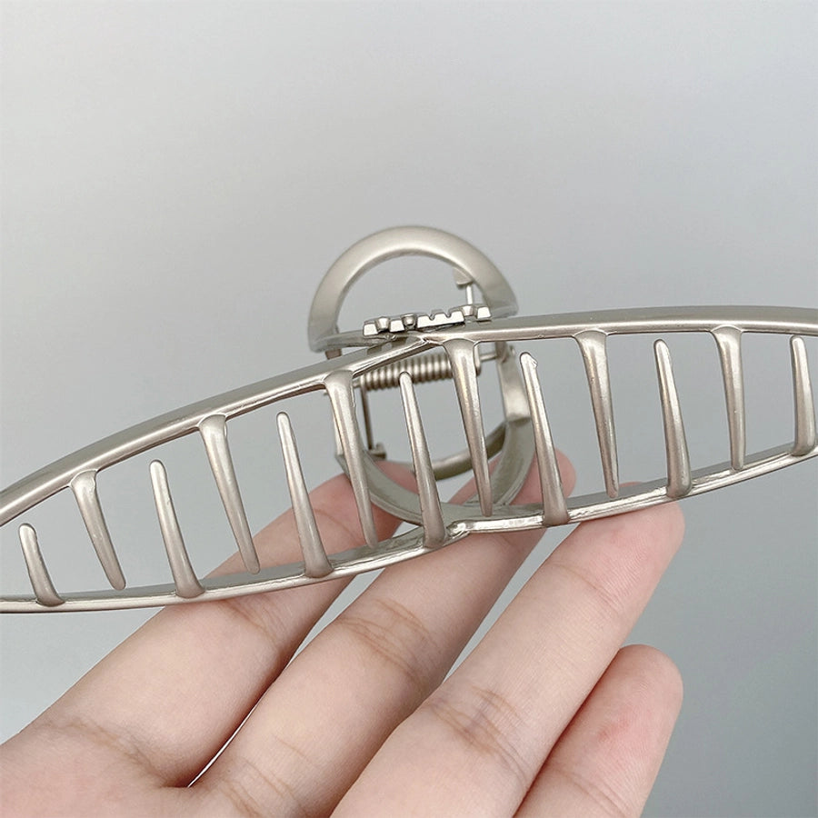 simple style letter metal plating hair claws