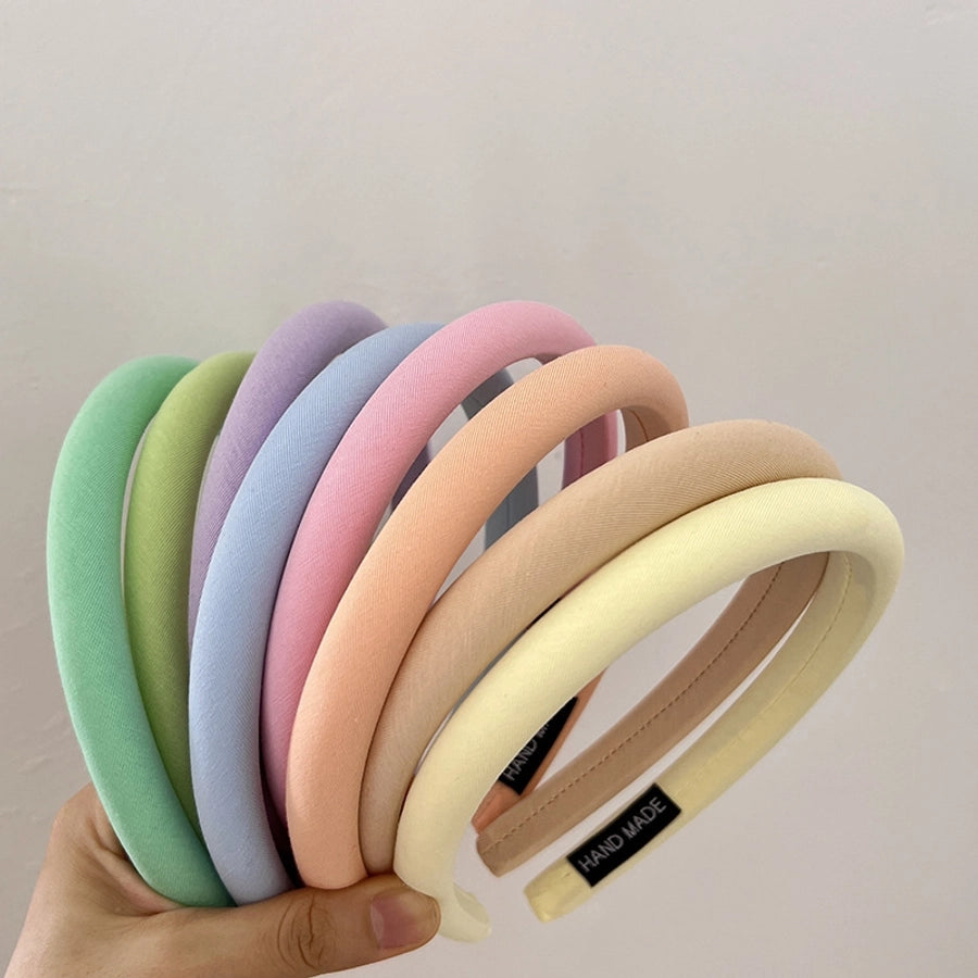 Women's Casual Simple Style Solid Color Cloth Handmade Hair Band