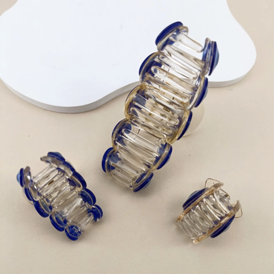 women's retro devil's eye plastic resin hair claws