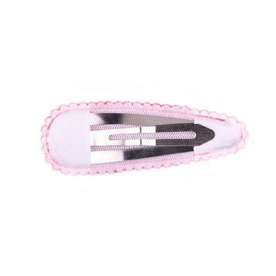 cute solid color alloy cloth hair clip 1 piece