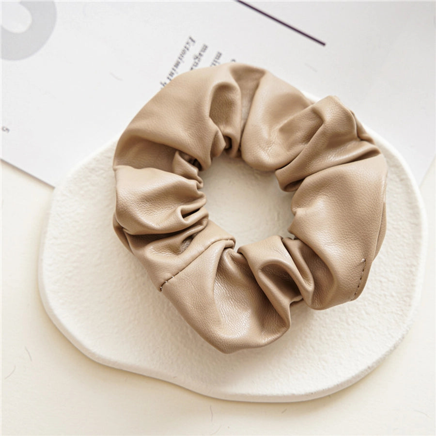 simple style solid color cloth hair tie 1 piece