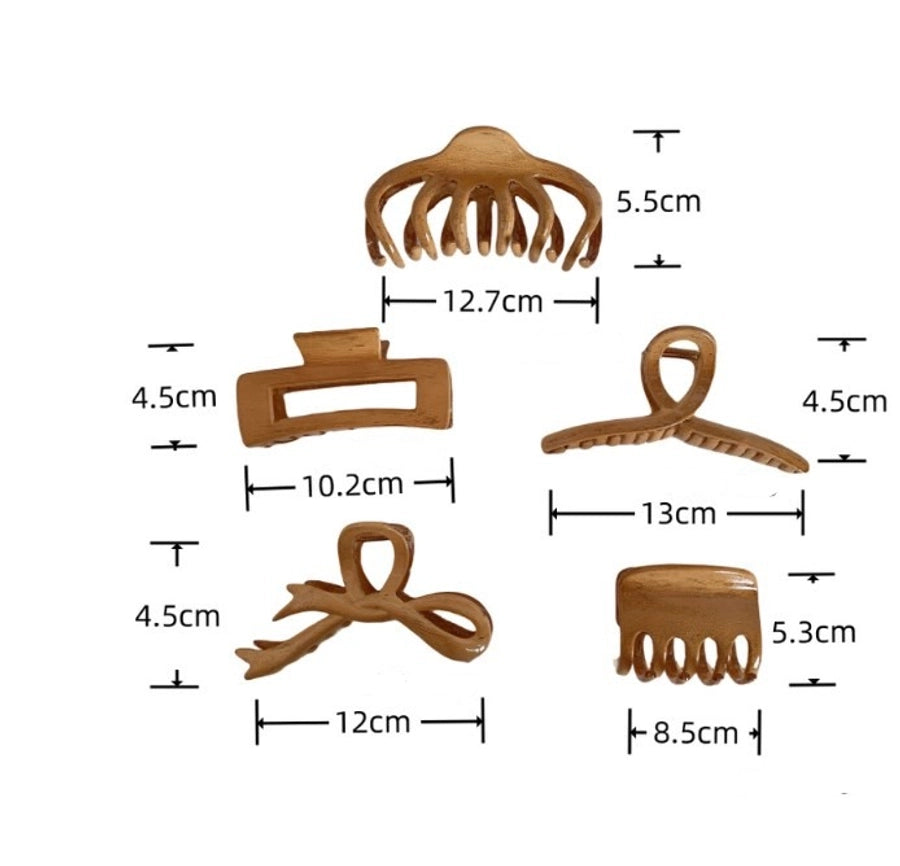 women's vintage style bow knot rectangle hair claws