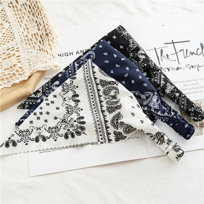 fashion flower cloth printing kerchief 1 piece
