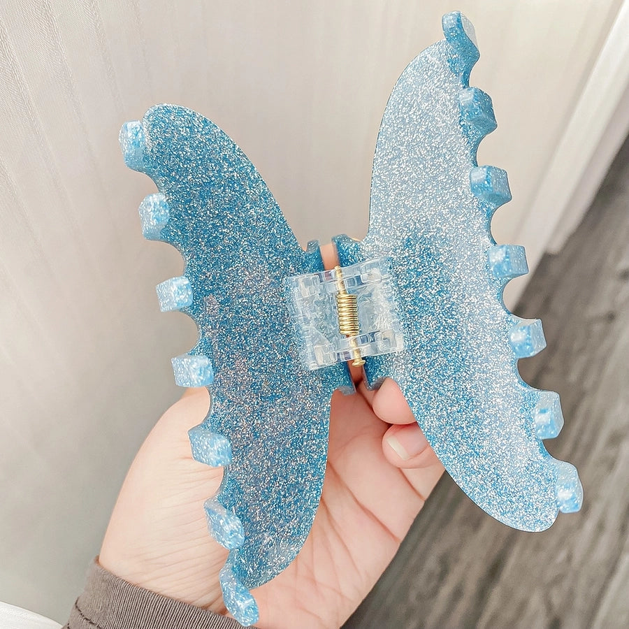 Women's Sweet Solid Color Arylic Hair Claws