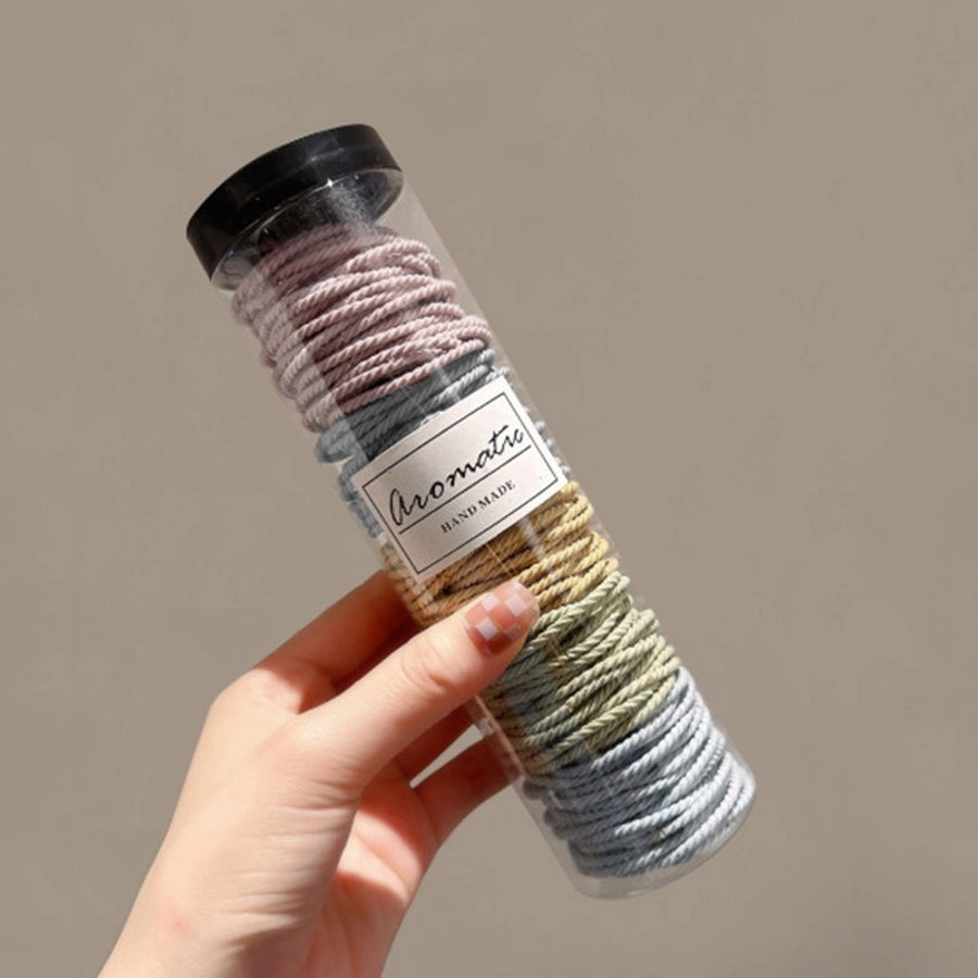 Canned rubber band women's tie head high elastic durable hair rope tie head  new rubber band high ponytail hair rope hair ring