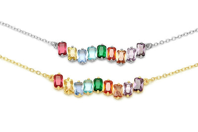 Copper Geometric Necklace