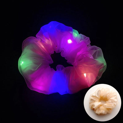Women's Casual Simple Style Round Dots Solid Color Cloth Hair Tie
