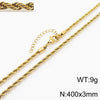 Jewelry Simple Style Geometric 304 Stainless Steel 18K Gold Plated Bracelets Necklace