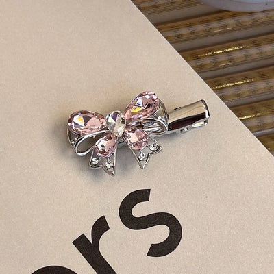 Women's Sweet Star Heart Shape Bow Knot Alloy Hair Clip