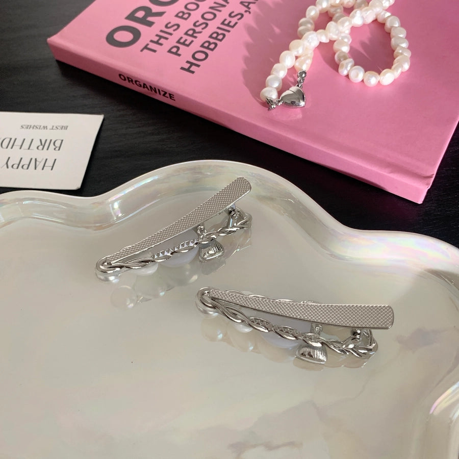 Women's Korean Style Bow Knot Metal Hair Clip