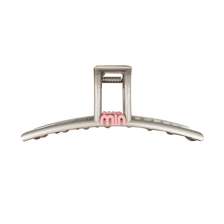 casual simple style letter metal plating hair claws