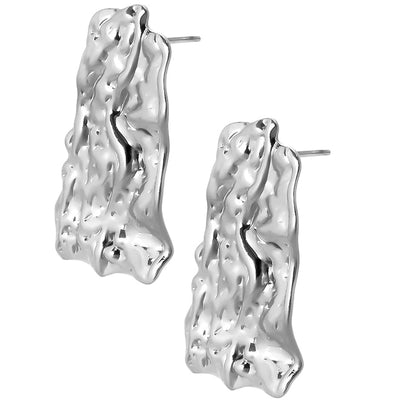 1 Pair Basic Simple Style Geometric Plating 304 Stainless Steel Ear Studs