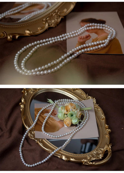 Beaded Chain Beaded Solid Color Necklace