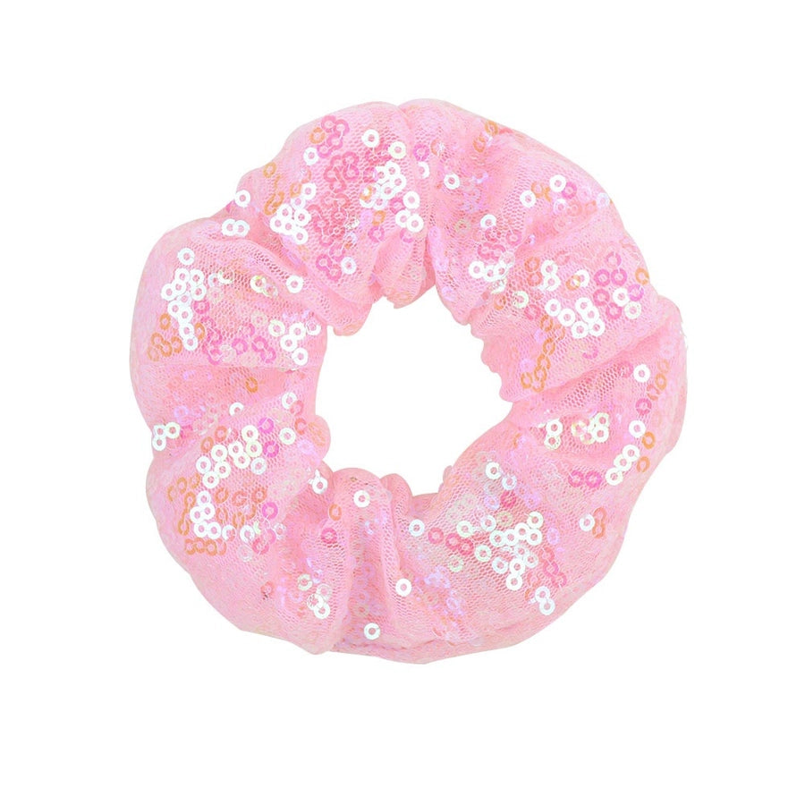 Women's Casual Simple Style Solid Color Cloth Sequins Hair Tie