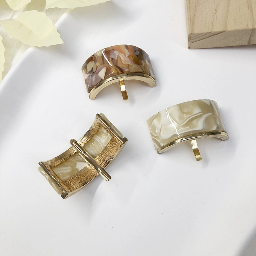 Women's Streetwear U Shape Acetic acid sheets Metal Hair Clip Hair hook