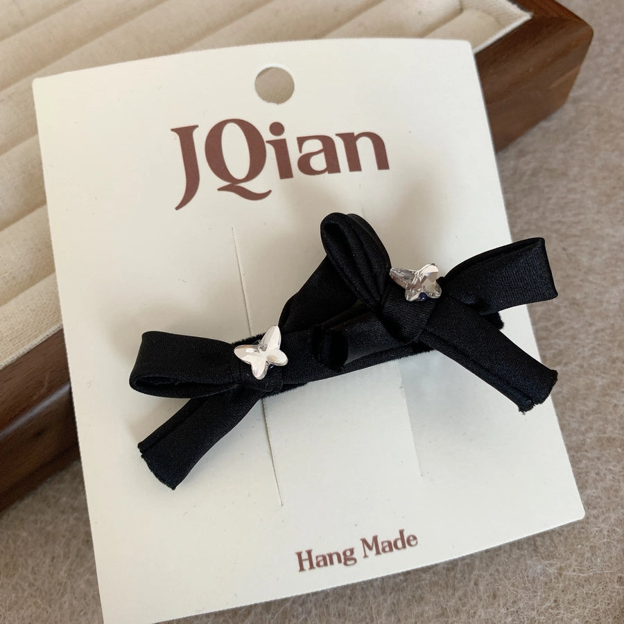 Women's Elegant Bow Knot Cloth Hair Clip Hair Tie