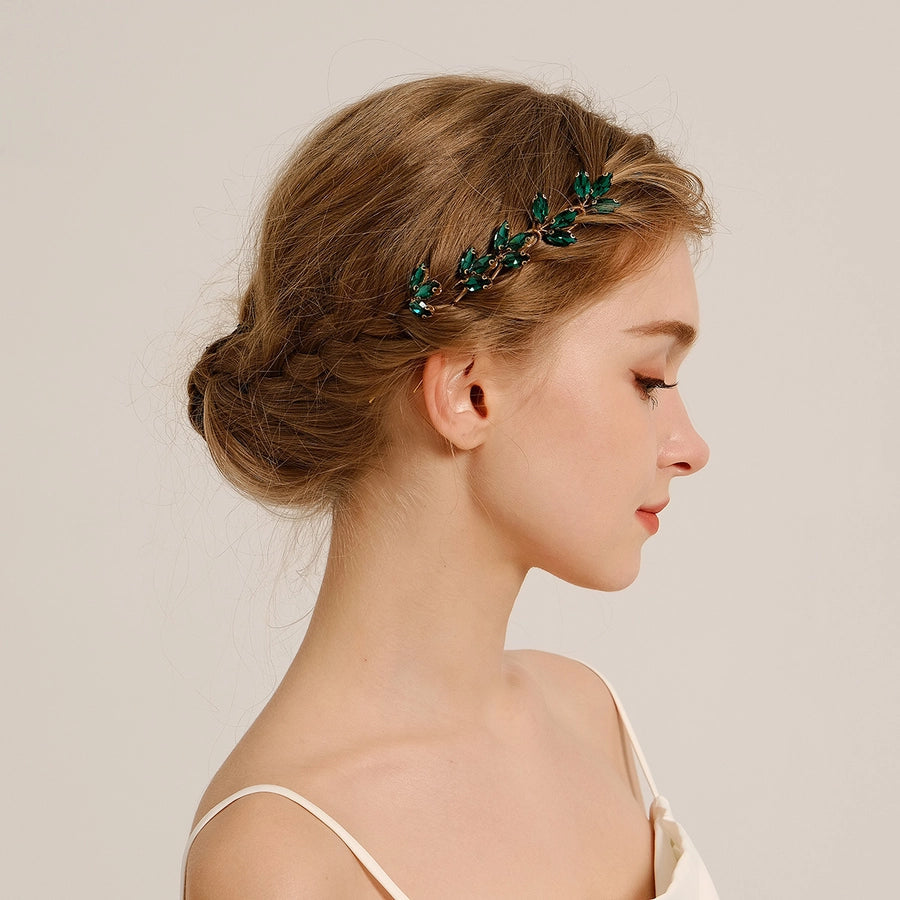 Antique U-shaped Hairpin Hair Accessories Simple Rhinestone Pin Hairpin Photography Portrait High-end Hair Hairpin