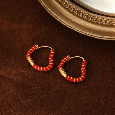 1 Pair Elegant Classical Sweet Circle Inlay Copper Freshwater Pearl Zircon 18K Gold Plated Earrings