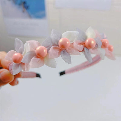 sweet flower cloth hair clip hair band