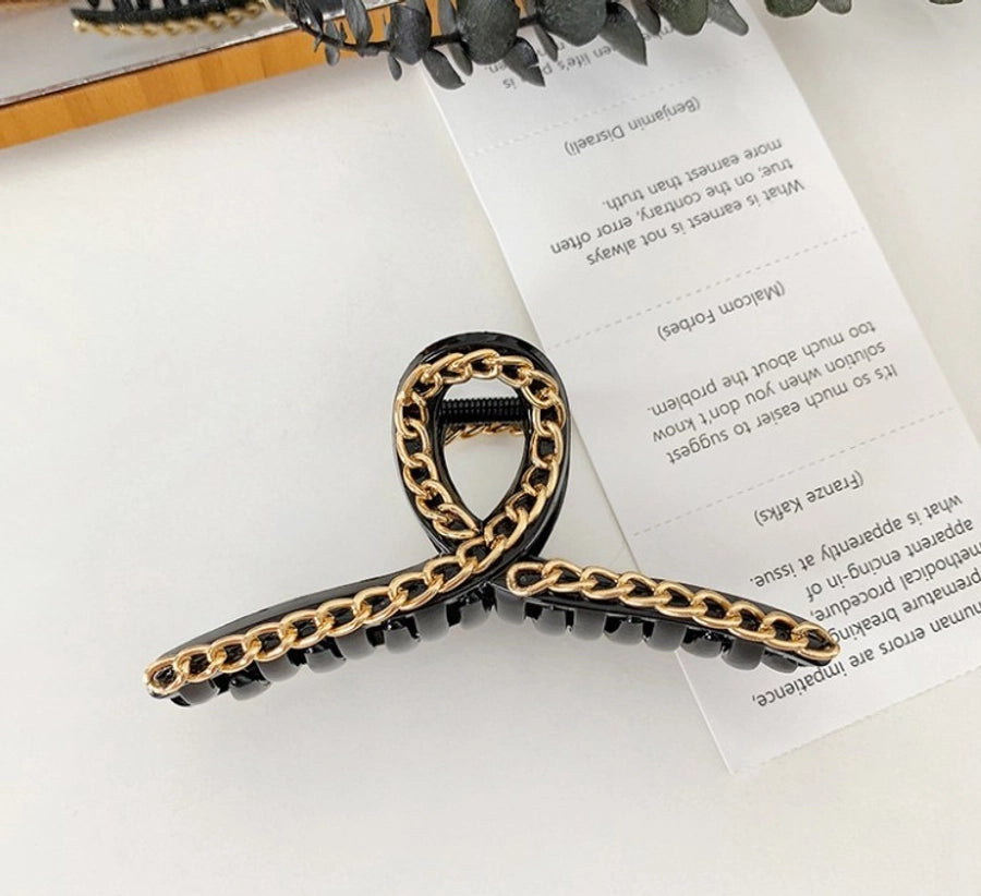 fashion geometric resin stoving varnish hair claws 1 piece