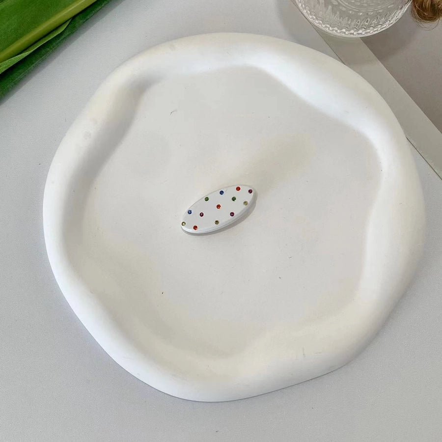 Women's Simple Style Classic Style Solid Color Acetic acid sheets Handmade Hair Claws