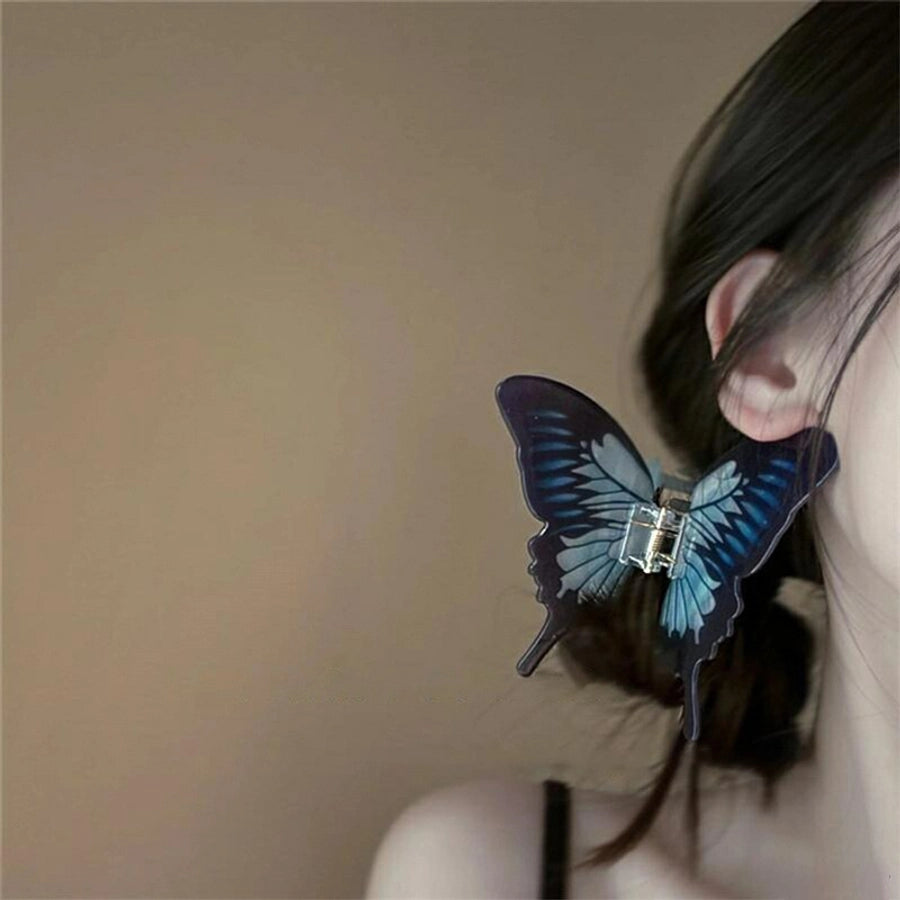 Women's IG Style Korean Style Butterfly Arylic Plating Hair Clip Hair Claws