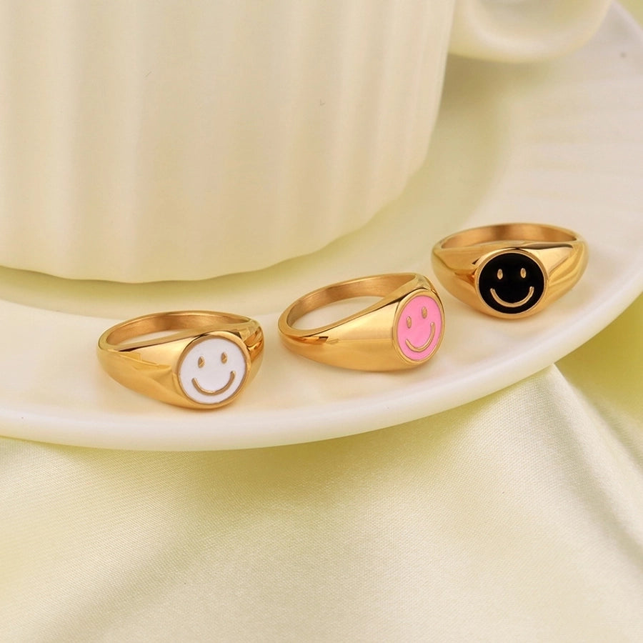 Jewelry Simple Style Geometric 304 Stainless Steel Rings