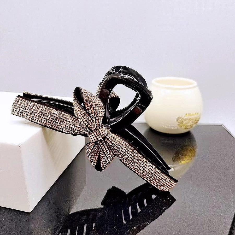 Women's Simple Style Classic Style Color Block Alloy Rhinestone Inlay Rhinestones Hair Claws