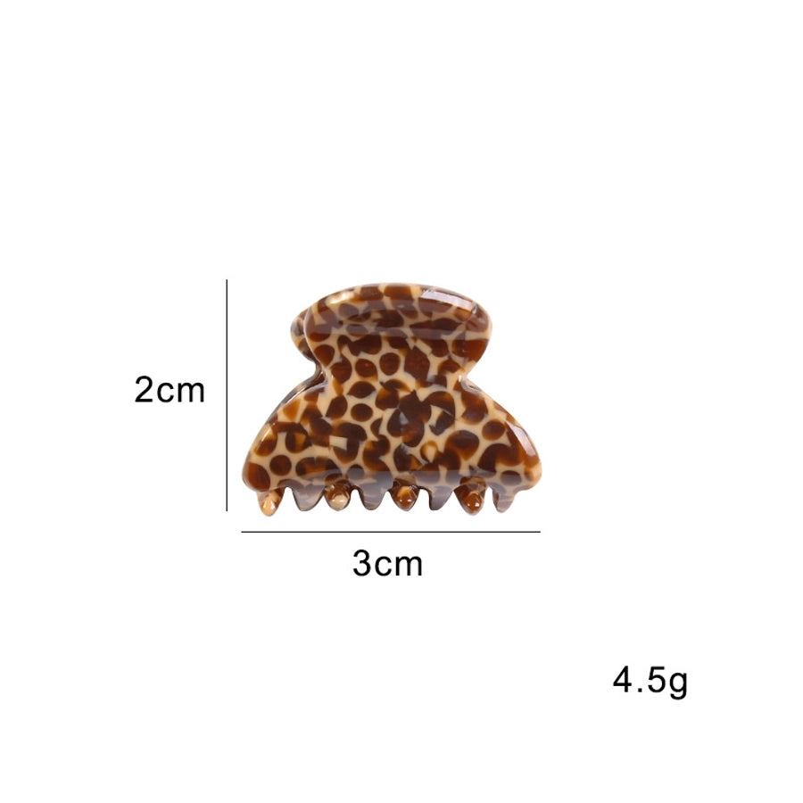 simple style plaid acetic acid sheets handmade hair claws