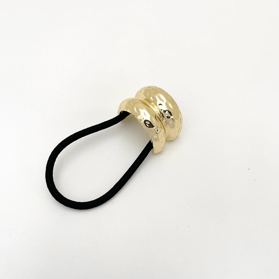 Women's Casual Elegant Business Semicircle Alloy Elastic Band Hair Tie