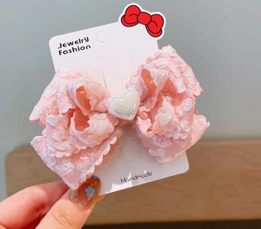 fashion crown gauze epoxy inlay rhinestones hair clip hair band 1 piece