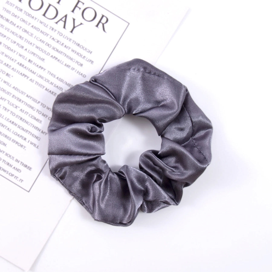 simple style solid color cloth hair tie