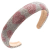 Women's Simple Style Color Block Cloth Inlay Rhinestones Hair Band