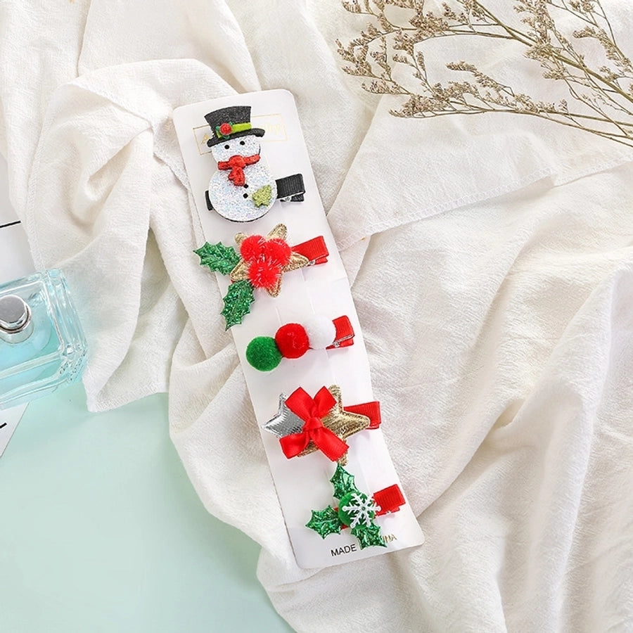 Christmas Vintage Style Ethnic Style Women's Christmas Tree Star Hair Clip