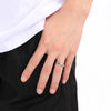 Jewelry Vintage Style Geometric 304 Stainless Steel 18K Gold Plated Rings