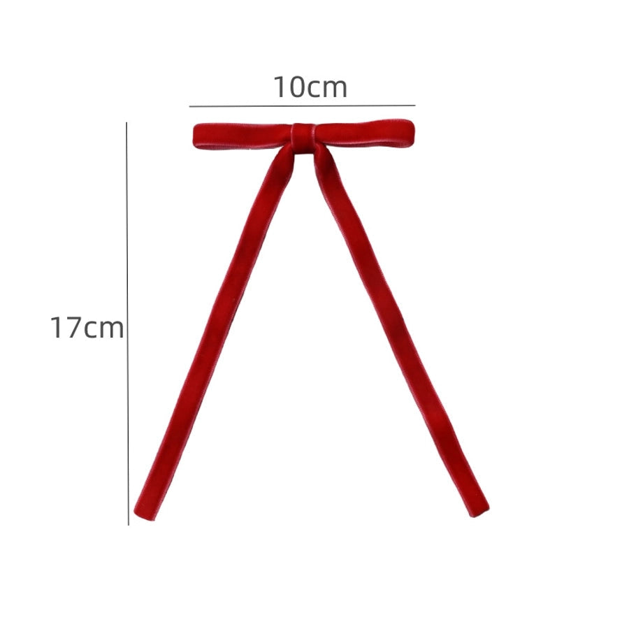 Women's Sweet Solid Color Cloth Handmade Hair Clip