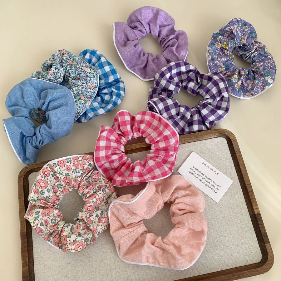 Women's Casual Simple Style Streetwear Floral Cloth Hair Tie