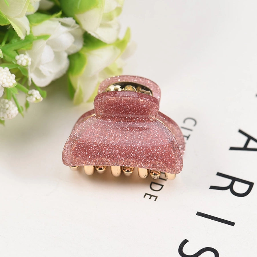 simple style solid color arylic stoving varnish hair claws