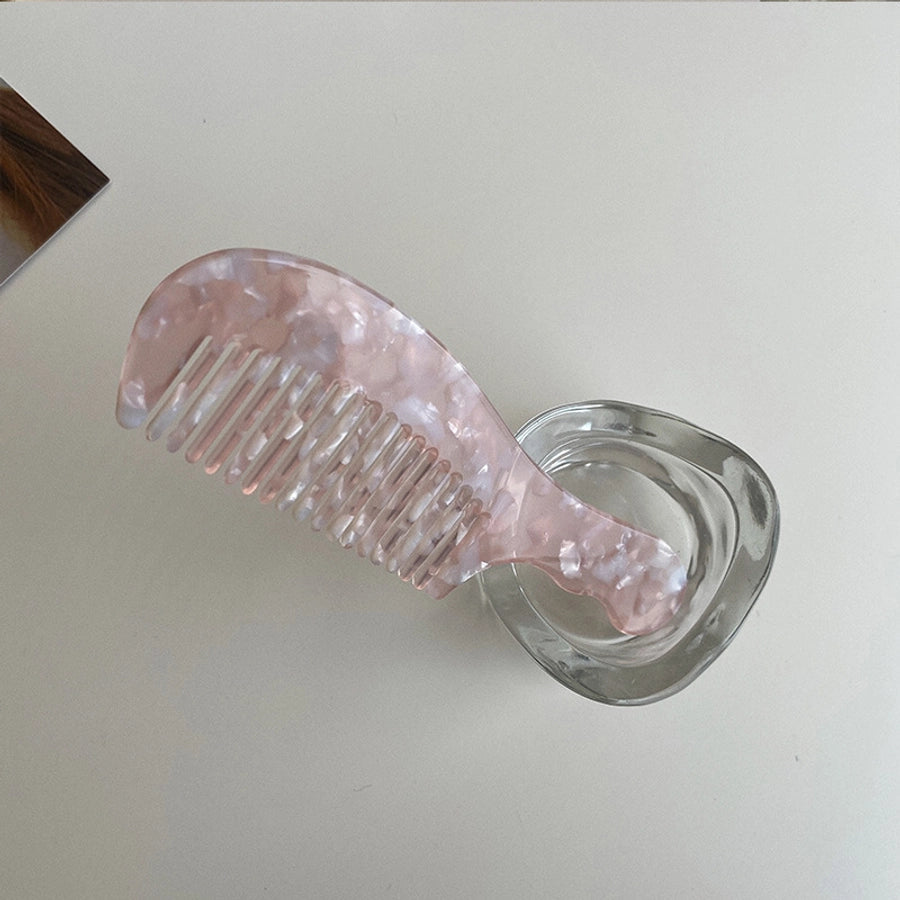 Refined good-looking ~ Portable ~ small comb that can be packed in bags Korean ink hawksbill acetic acid plate hair comb