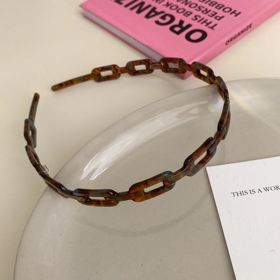 Women's Casual Simple Style Streetwear Solid Color Acetic acid sheets Hair Band